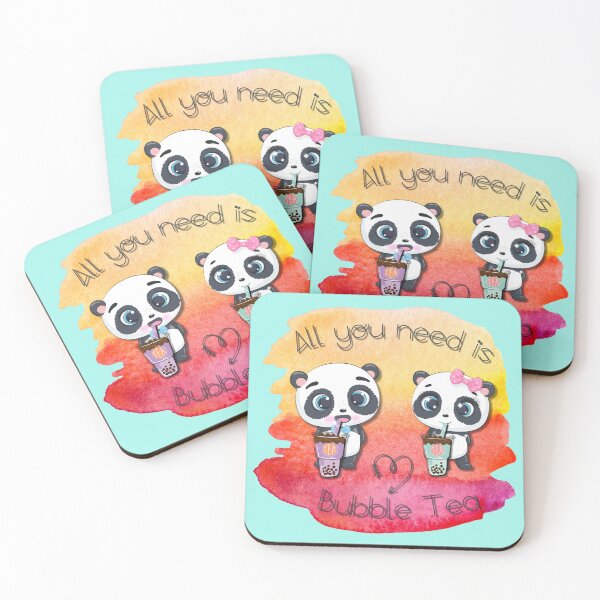 Item preview, Bubble Tea, sweet panda, funny pandas, All you need is Bubble Tea, Panda, painted, designed and sold by GOLDENGARDENART.