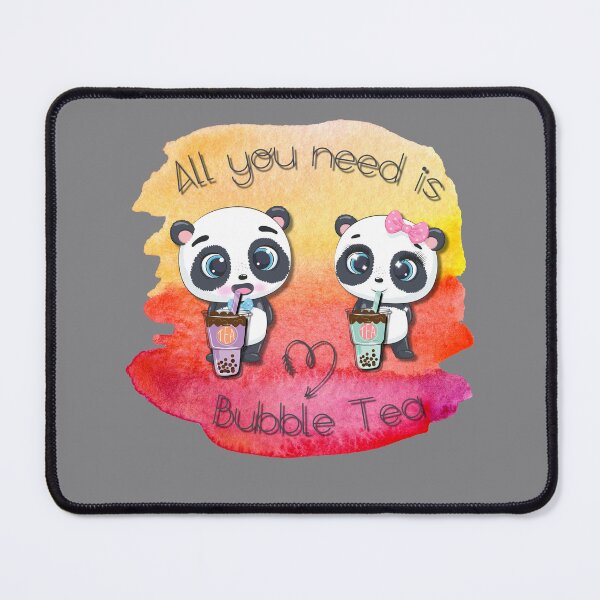 Item preview, Bubble Tea, sweet panda, funny pandas, All you need is Bubble Tea, Panda, painted, designed and sold by GOLDENGARDENART.