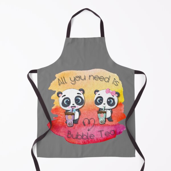Item preview, Bubble Tea, sweet panda, funny pandas, All you need is Bubble Tea, Panda, painted, designed and sold by GOLDENGARDENART.