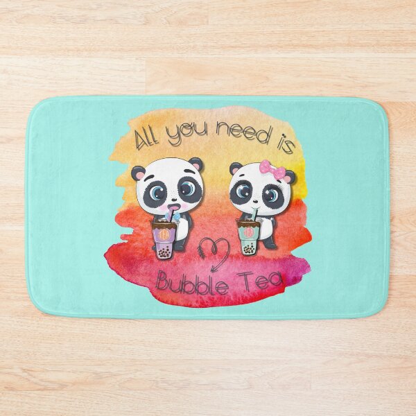 Item preview, Bubble Tea, sweet panda, funny pandas, All you need is Bubble Tea, Panda, painted, designed and sold by GOLDENGARDENART.