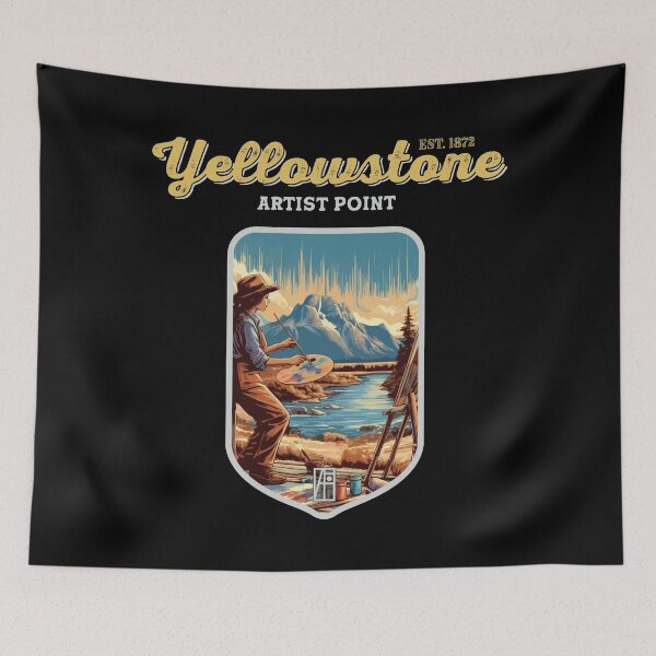 Item preview, USA - NATIONAL PARK - YELLOWSTONE - Yellowstone Artists Point - 1 designed and sold by ArtProjectShop.