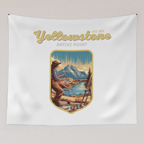 Item preview, USA - NATIONAL PARK - YELLOWSTONE - Yellowstone Artists Point - 2 designed and sold by ArtProjectShop.