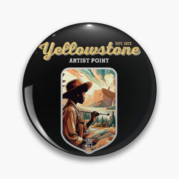 Item preview, USA - NATIONAL PARK - YELLOWSTONE - Yellowstone Artists Point - 3 designed and sold by ArtProjectShop.