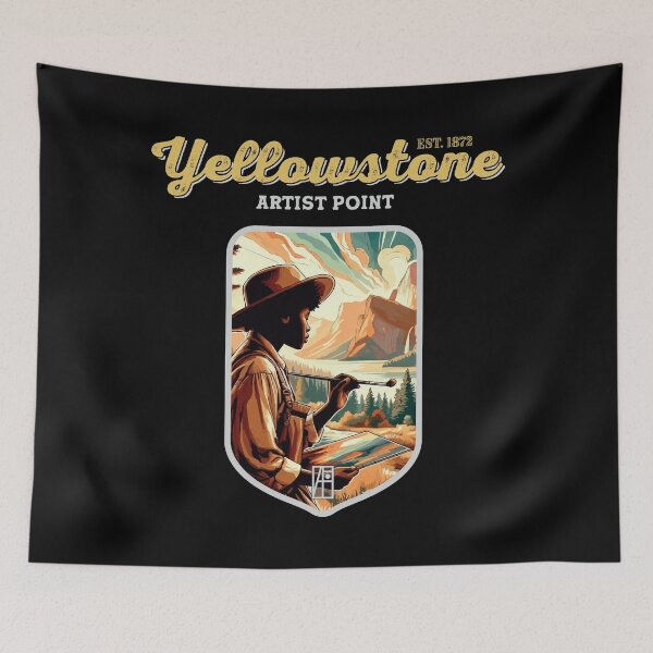 Item preview, USA - NATIONAL PARK - YELLOWSTONE - Yellowstone Artists Point - 3 designed and sold by ArtProjectShop.