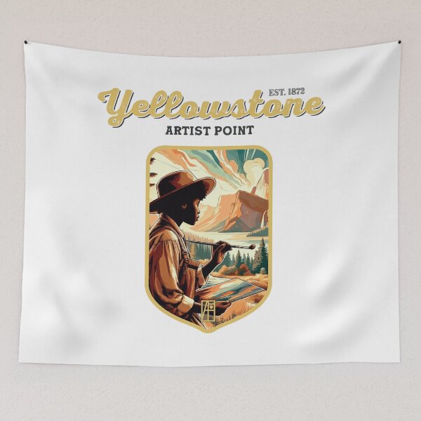 Item preview, USA - NATIONAL PARK - YELLOWSTONE - Yellowstone Artists Point - 4 designed and sold by ArtProjectShop.