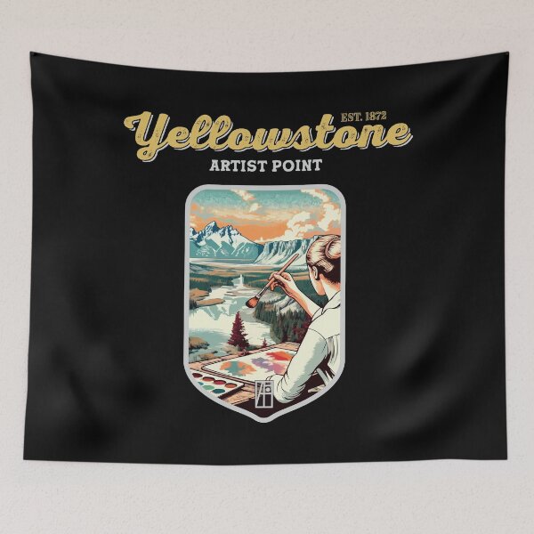 Item preview, USA - NATIONAL PARK - YELLOWSTONE - Yellowstone Artists Point - 5 designed and sold by ArtProjectShop.