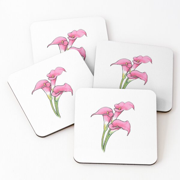 Item preview, Pink Cala Lilies designed and sold by rainesgarden.