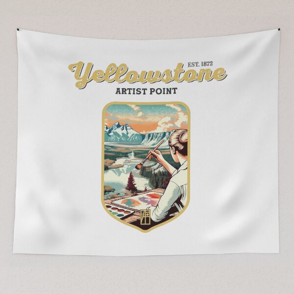 Item preview, USA - NATIONAL PARK - YELLOWSTONE - Yellowstone Artists Point - 6 designed and sold by ArtProjectShop.