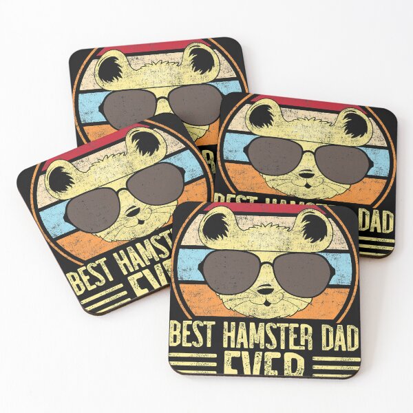 Item preview, Cute Hamster Retro Vintage Dad Father Best Hamster Dad Ever designed and sold by CleMitchell.