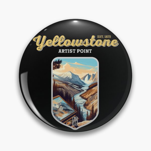 Item preview, USA - NATIONAL PARK - YELLOWSTONE - Yellowstone Artists Point - 7 designed and sold by ArtProjectShop.