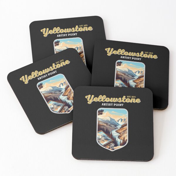 Item preview, USA - NATIONAL PARK - YELLOWSTONE - Yellowstone Artists Point - 7 designed and sold by ArtProjectShop.