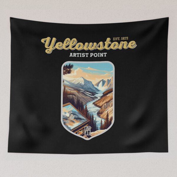 Item preview, USA - NATIONAL PARK - YELLOWSTONE - Yellowstone Artists Point - 7 designed and sold by ArtProjectShop.