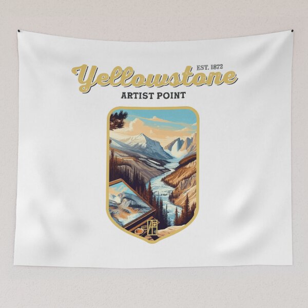 Item preview, USA - NATIONAL PARK - YELLOWSTONE - Yellowstone Artists Point -8 designed and sold by ArtProjectShop.