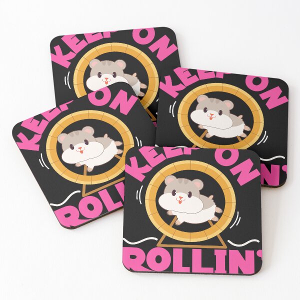 Item preview, Cute Hamster Keep On Rollin' designed and sold by CleMitchell.