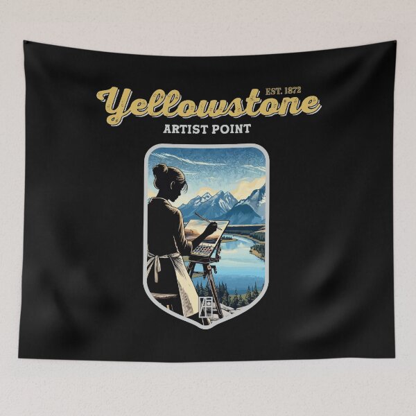Item preview, USA - NATIONAL PARK - YELLOWSTONE - Yellowstone Artists Point -9 designed and sold by ArtProjectShop.