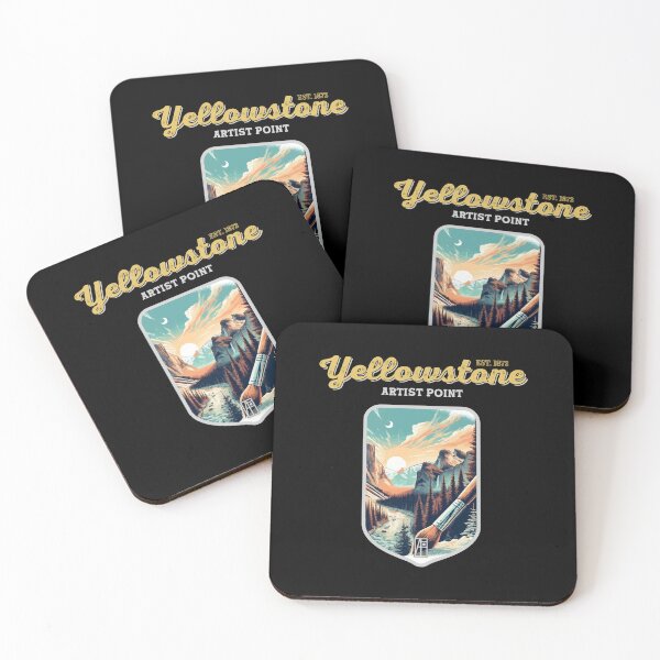 Item preview, USA - NATIONAL PARK - YELLOWSTONE - Yellowstone Artists Point -11 designed and sold by ArtProjectShop.