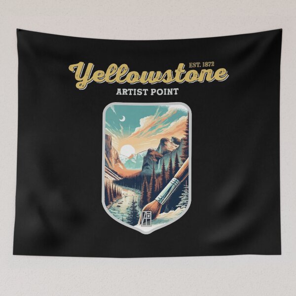 Item preview, USA - NATIONAL PARK - YELLOWSTONE - Yellowstone Artists Point -11 designed and sold by ArtProjectShop.