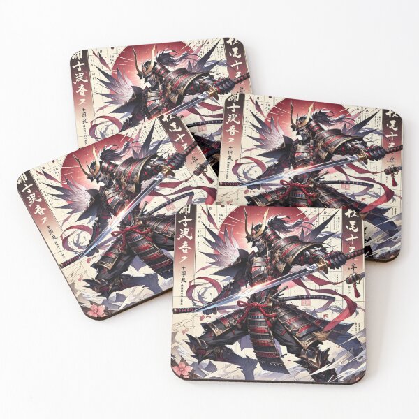 Artikelvorschau, Samurai Anime inspiriert entworfen und verkauft von AnalajiaDesigns.