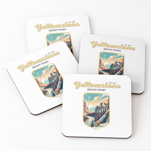 Item preview, USA - NATIONAL PARK - YELLOWSTONE - Yellowstone Artists Point -12 designed and sold by ArtProjectShop.