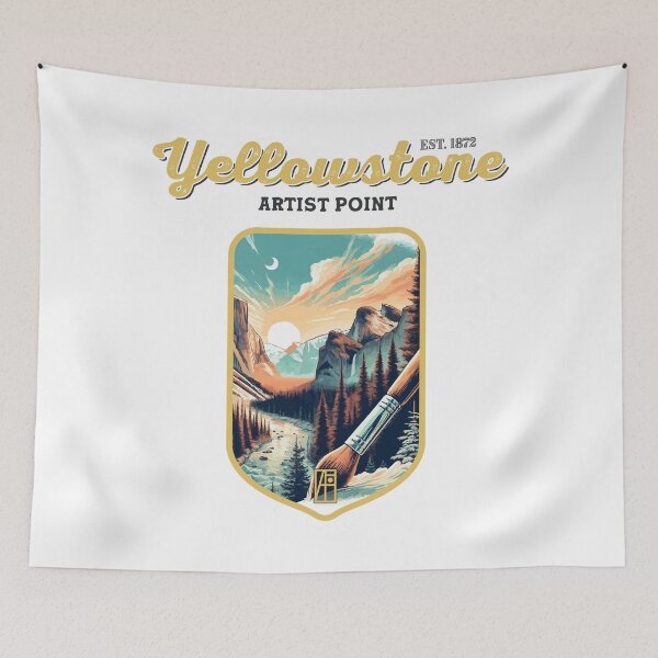 Item preview, USA - NATIONAL PARK - YELLOWSTONE - Yellowstone Artists Point -12 designed and sold by ArtProjectShop.