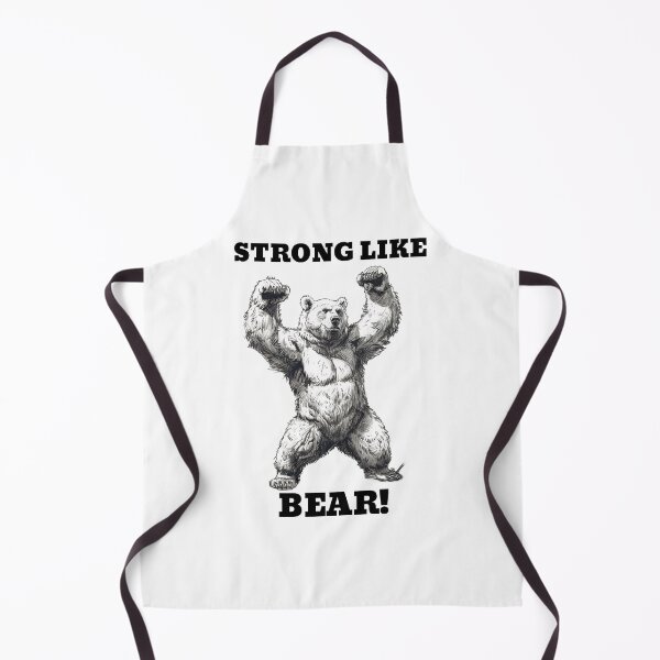 Item preview, STRONG LIKE BEAR design - Flexing Muscles, Jacked and Shredded Bodybuilding Bear designed and sold by Primal Pump Co LTD.