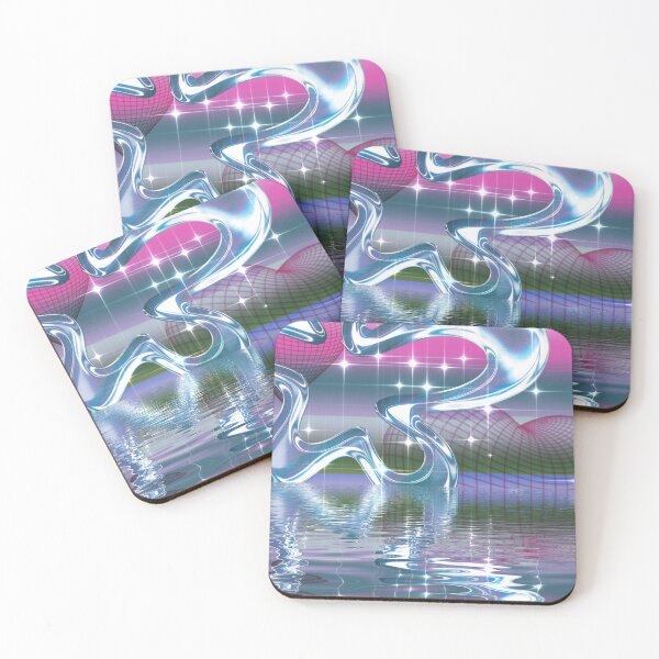 Item preview, Shimmering // Vaporwave // Aesthetic // y2k designed and sold by virtualprism.