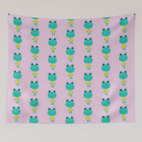 Item preview, Frog On Canvas designed and sold by KPoppy Art.