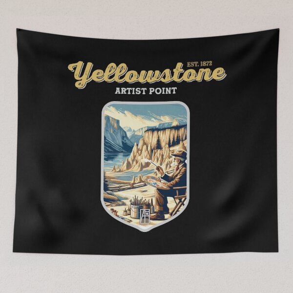 Item preview, USA - NATIONAL PARK - YELLOWSTONE - Yellowstone Artists Point -13 designed and sold by ArtProjectShop.