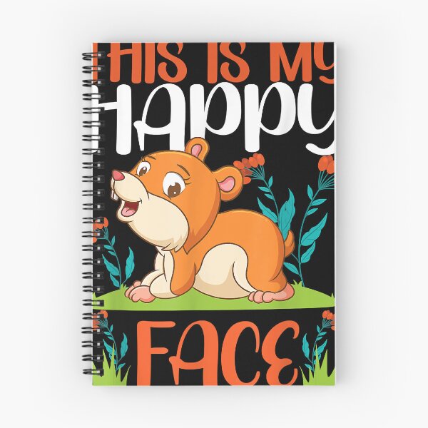 Item preview, Cute Hamster This Is My Happy Face designed and sold by AbbiSutto.