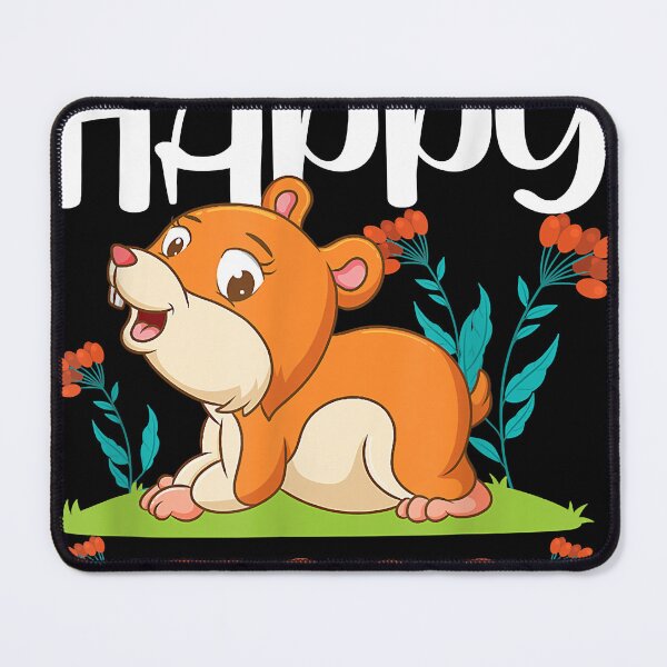 Item preview, Cute Hamster This Is My Happy Face designed and sold by AbbiSutto.