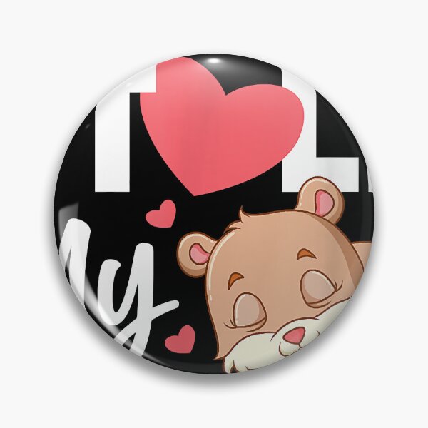 Item preview, Cute Hamster Valentines Day Heart My Hamster Stole My Heart designed and sold by AbbiSutto.