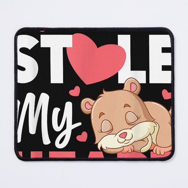 Item preview, Cute Hamster Valentines Day Heart My Hamster Stole My Heart designed and sold by AbbiSutto.