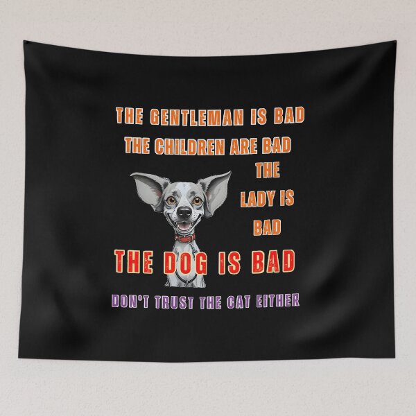 Item preview, Mischievous Dog: Beware of All designed and sold by MrKATORSKI.