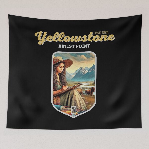 Item preview, USA - NATIONAL PARK - YELLOWSTONE - Yellowstone Artists Point -15 designed and sold by ArtProjectShop.