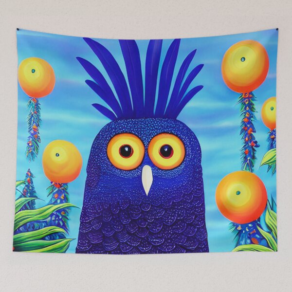 Item preview, The Whimsical Owl in the Pumpkin Patch 2 designed and sold by ramboe.