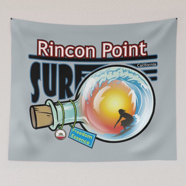 Item preview, Rincon Point CA surf California freedom essence designed and sold by studioss76.