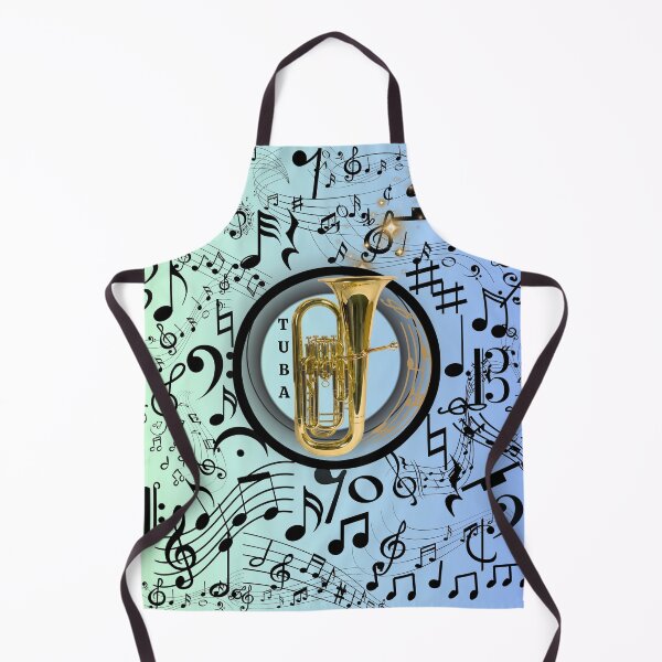 Item preview, Tuba Music Everywhere Original Graphic Artwork designed and sold by BrightrDayMusicArt.