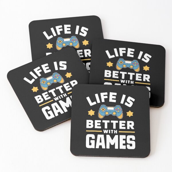 Item preview, Life Is Better With Games designed and sold by PlanetMarker.