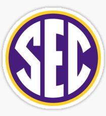 LSU Tigers SEC Logo Sticker