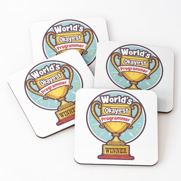 Item preview, World's Okayest Programmer designed and sold by GalacticLabs.