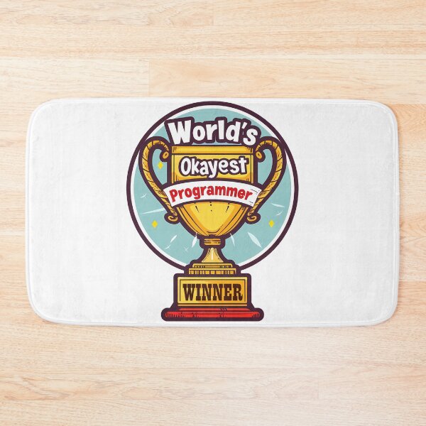 Item preview, World's Okayest Programmer designed and sold by GalacticLabs.