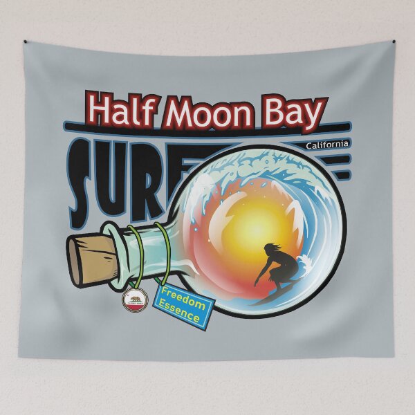 Item preview, Half Moon Bay CA surf California freedom essence designed and sold by studioss76.