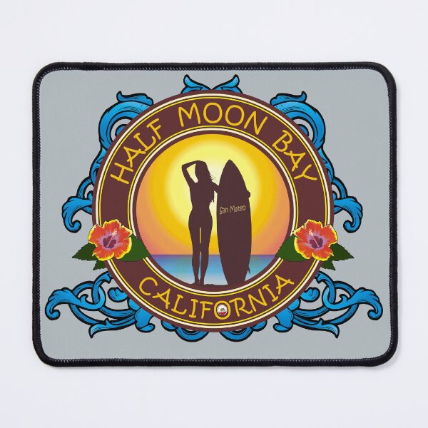 Item preview, Half Moon Bay surfer girl designed and sold by studioss76.