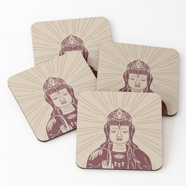 Item preview, Kuan Yin Sattva Minimal Edition - Dove + Wine designed and sold by Irene Estelle.
