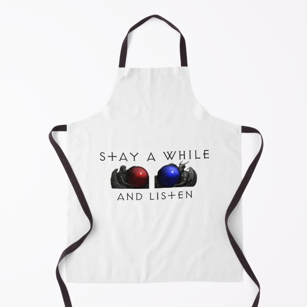 Item preview, Stay a while and listen Diablo Gamer Graphic designed and sold by socialarmour.