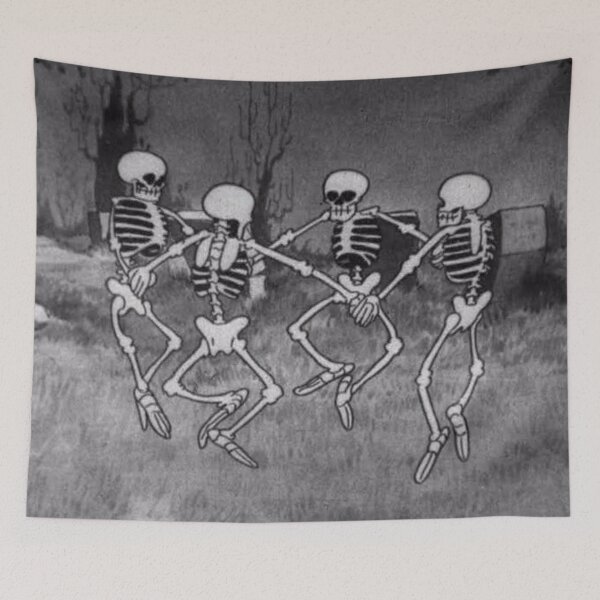 Item preview, Old Cartoon Dancing Skeletons designed and sold by wbfm.
