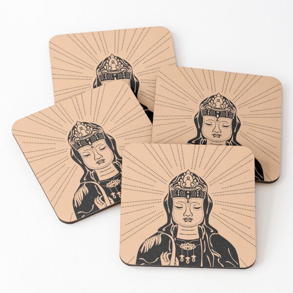 Item preview, Kuan Yin Sattva Minimal Edition - Melon + Coal designed and sold by Irene Estelle.