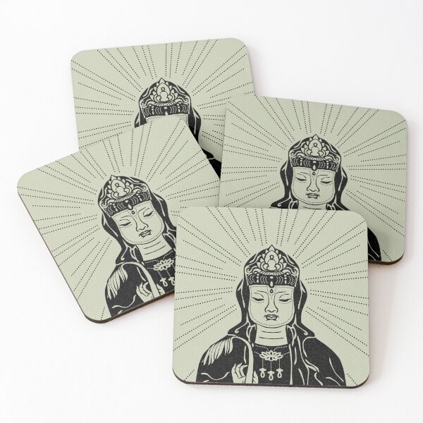 Item preview, Kuan Yin Sattva Minimal Edition - Tea + Coal designed and sold by Irene Estelle.