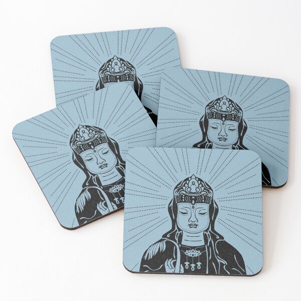 Item preview, Kuan Yin Sattva Minimal Edition - Sky + Coal designed and sold by Irene Estelle.