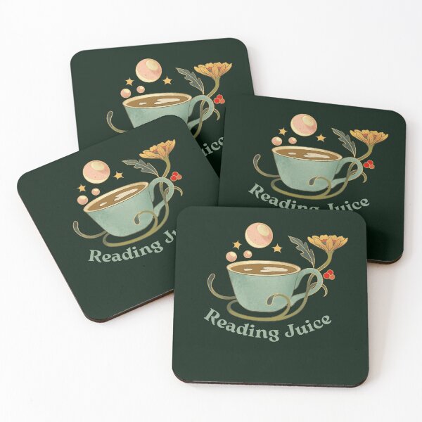 Item preview, Reading Juice Bookish Aesthetic Book Lovers Floral designed and sold by BookishSerena.
